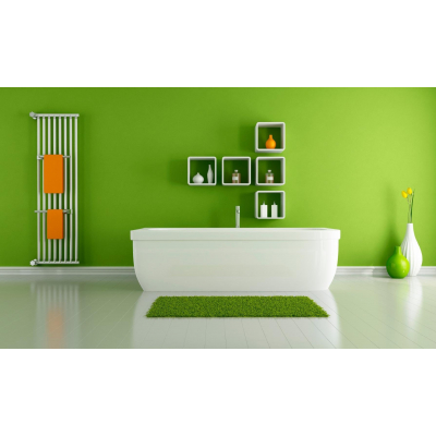 покраска ванной комнаты в зеленый