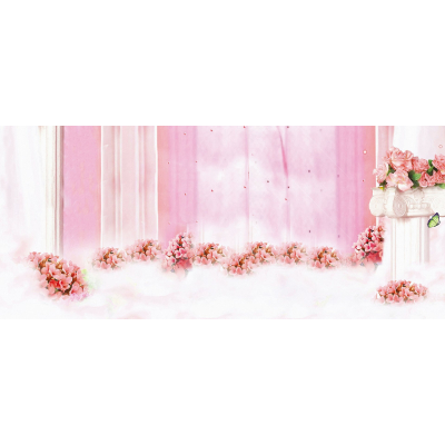 розовый баннер
